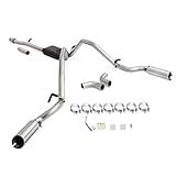 DNA Motoring CBE-UR-014 Stainless Steel Cat-Back Exhaust System Compatible with 14-18 Silverado Sierra 1500 with 4.3L 5.3L 3' OD Inlet 2.5' OD Outlet