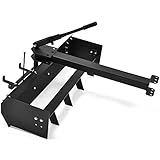 YINTATECH 42' Sleeve Hitch Tow Behind Box Scraper Fit for ATV UTV Grader, Lawn Tractor Attachments with Box Blade, Black