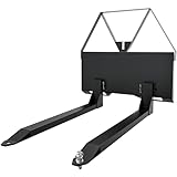YINTATECH 46' Quick Attach Pallet Forks Attachment Skid Steer Forks 2600 lbs Capacity for Tractors Loaders Quick Attach Mount Fork