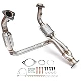 FOMIUZY High Flow Front Catalytic Converter Kit Direct-Fit Chevy Silverado GMC Sierra 1500 1999 2000 2001 2002 2003 2004 2005 2006 Avalanche Suburban Tahoe Yukon XL Cadillac Escalade 4.3L 4.8L 5.3L