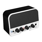JOYO Mini Guitar Amplifier 5W Electric Guitar Amp Small Practice Guitar Amp with Bluetooth Clean & Overdrive Channels Portable Rechargeable (JA-02 II Black)