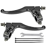 FVRITO 7/8' 22mm Universal Clutch Brake Handle Levers Perch for CRF50 CRF70 CRF80 CRF100 CRF150 XR50 XR80 XR100 ATC 200m Pit Dirt Bike Motor Motocross Motorcycle Baja Mini Bike MB200 Left and Right