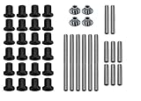 SuperATV Heavy Duty HDPE A Arm Bushing Kit for Polaris RZR 800 / RZR S 800 (2008-2014) - Complete Kit With Enough Bushings For the Front and Rear