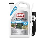 Ortho GroundClear Super Weed & Grass Killer1, Comfort Wand, Kills the Toughest Weeds and Grasses to the Root so They Don’t Come Back, 1 gal.