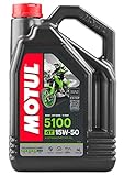 Motul 5100 4T 15W50 Synthetic Blend Oil 4 Liters (104083)