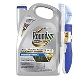 Roundup Dual Action Weed & Grass Killer Plus 4 Month Preventer with Sure Shot Wand, 1 gal.